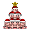 Schwein Weihnachtsbaum