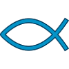 Symbole chrétien poisson/ichthys