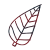 Red Leaf Autumn Nature Symbol