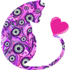 cat with heart e 6