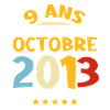 9ème anniversaire Octobre 2013