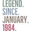 Legend Since January 1984
