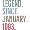 Legend Since January 1993