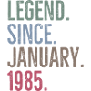 Legend Since January 1985