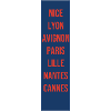 Diverse French cities