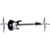 my heart beats for e guitar
