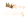 Ehrfürchtige Camping-queen-krone