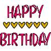 ANNIVERSARY. HAPPY BIRTHDAY. HAPPY BIRTHDAY.