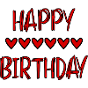 ANNIVERSARY. HAPPY BIRTHDAY. HAPPY BIRTHDAY.