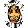 Halloween She-devil Happy Hell-Oween
