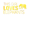This girl loves elephants
