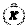 X Buchstabe Kranz