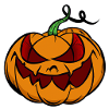 Special scary pumpkin, the creepy