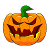 Special scary pumpkin, the creepy