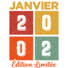 Janvier 2002 Édition limitée