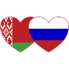Belarus Russia Flag Heart