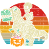 Skeleton Riding Mom Dinosaur