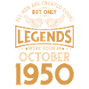 Anniversaire Légendaire Octobre 1950
