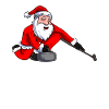 Weihnachtsmann Curling