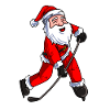 Santa Claus Ice Hockey