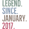 Legend Since January 2017