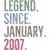 Legend Since January 2007