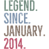Legend Since January 2014