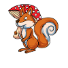 Squirrel Mushroom