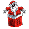 Skeleton Santa Claus