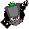 Halloween Booo! - grey monster
