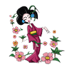 Geisha in Spring
