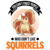 Cadeau Écureuil Gris Écureuil