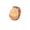 Sweet hedgehog rocks