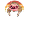 Sloth Papa Retro