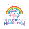 Ich hasse Menschen Einhorn