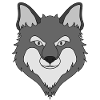 Fuchs Waldtier Design mit Tierkopf