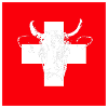 Cow Switzerland Flag