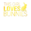 Fille Lapin Disant