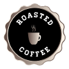 Rundes Röstkaffee-Schild
