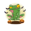 Halloween Zombie Animals Halloween Frog
