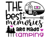 Camping Erinnerungen Wandershirt
