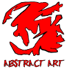 Abstract art in red