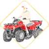 Cooles ATV-Design für Quad-Biker
