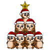 Owl Christmas Tree