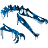 baryonyx blue skeleton
