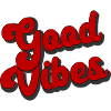 Good Vibes Style Retro Design