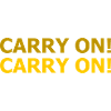 CARRY ON - continuons