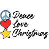 peace love christmas