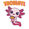 Kawaii Axolotl Japanese Taco Lover Axolotl Lover