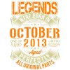 2013 October Birthday Legend